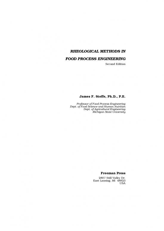 picture Nutrition Pdf 86098 | Steffe Rheology Book
