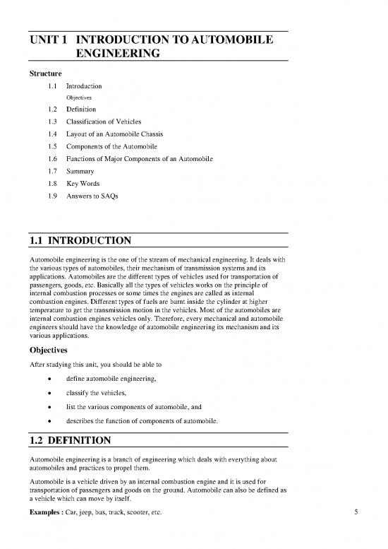 picture Automobile Engineering Pdf 85168 | Unit 1 61