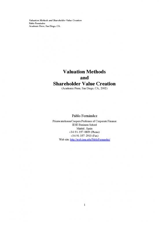 picture_Valuation Methods Pdf 86512 | Valuation Methods And Shareholder Value Creation