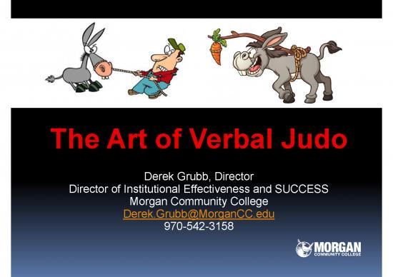 picture Verbal Judo Pdf 85804 | Verbal Judo For Sa Toolbox 2020