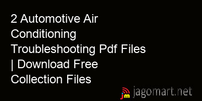 picture 2 Automotive Air Conditioning Troubleshooting Pdf Files | Download Free Collection Files
