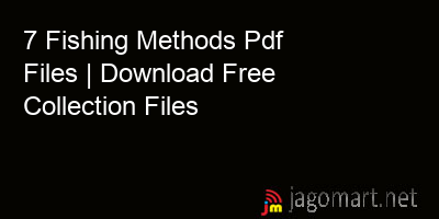 picture 7 Fishing Methods Pdf Files | Download Free Collection Files