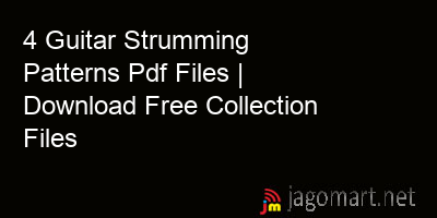 picture 4 Guitar Strumming Patterns Pdf Files | Download Free Collection Files