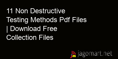 picture 11 Non Destructive Testing Methods Pdf Files | Download Free Collection Files
