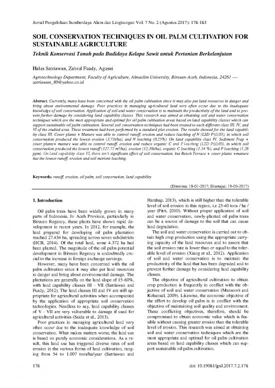 picture1_Oil Pdf 87807 | 178930 En Soil Conservation Techniques In Oil Palm