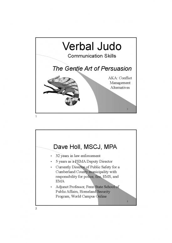 picture Verbal Judo Pdf 87006 | 2021 Pennboc Defuse A Hostile Situation Handout