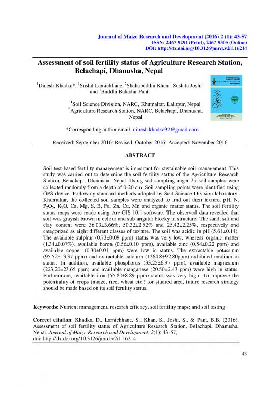 picture_Soil Sampling Methods Pdf 88803 | 269865 Assessment Of Soil Fertility Status Of A 9152c631