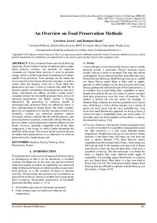 picture1_Technology Pdf 86764 | 33 An Overview On Food Preservation Methods