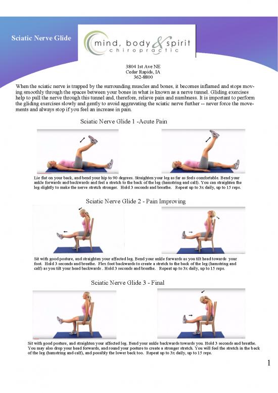 picture_Therapeutic Exercises Pdf 86877 | 7 Nerve Glide Sciatica