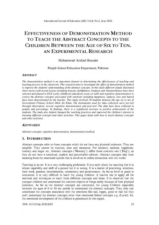 picture1_Demonstration Method Of Teaching Pdf 87287 | 8220ije03