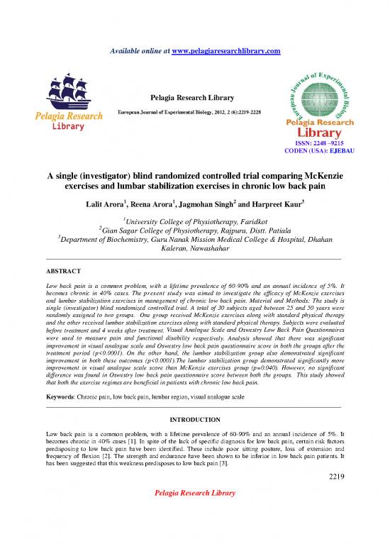 picture_Study Methods Pdf 87023 | A Single Investigator Blind Randomized Controlled Trial Comparing Mckenzieexercises And Lumbar Stabilization Exercises In Chronic