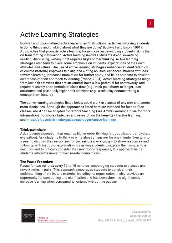 picture_Active Learning Strategies Pdf 88915 | Active Learning Strategies 0