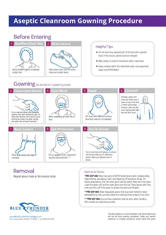 picture_Aseptic Cleanroom Gowning Guide Pdf Poster