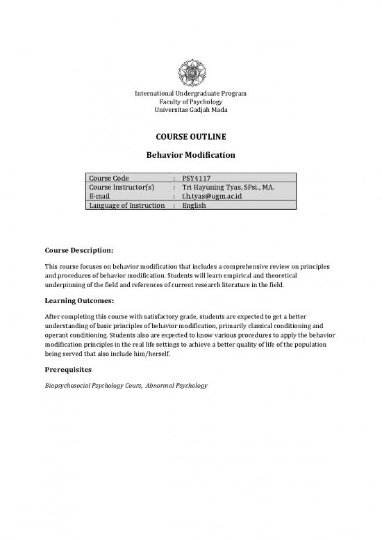 picture_Behavior Modification Pdf 87702 | Behaviour Modification