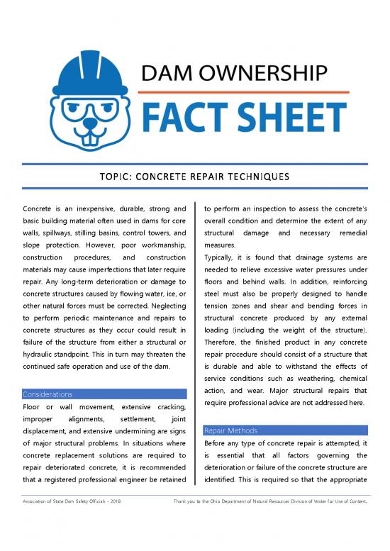 picture1_Measures Pdf 88443 | Concrete Repair Techniques Fact Sheet 2018