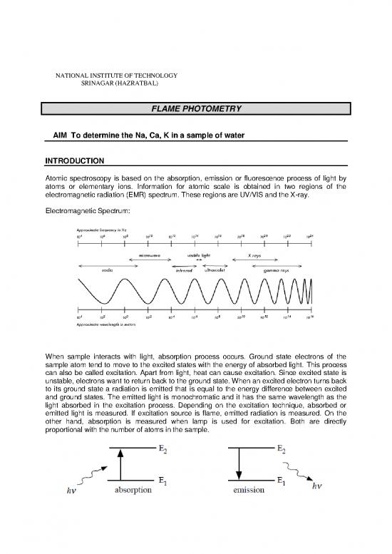 picture Flame Emission Spectroscopy Pdf 88876 | Cwe 301 Water Quality And Environment Flame Photometry