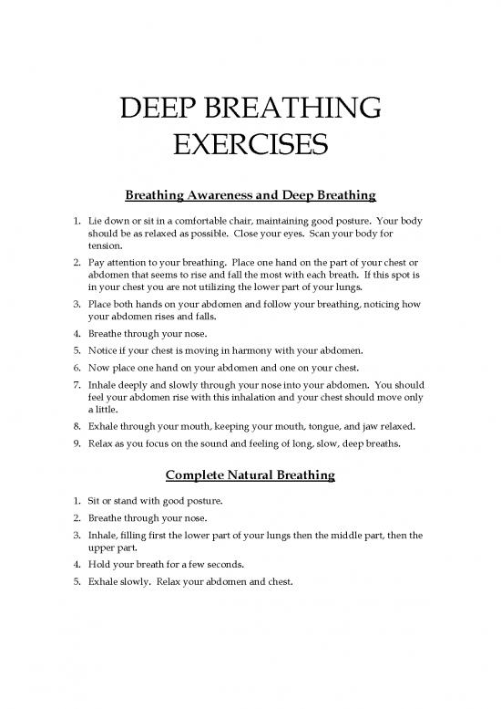 picture Deep Breathing Exercises Pdf 89122 | Deep Breathing