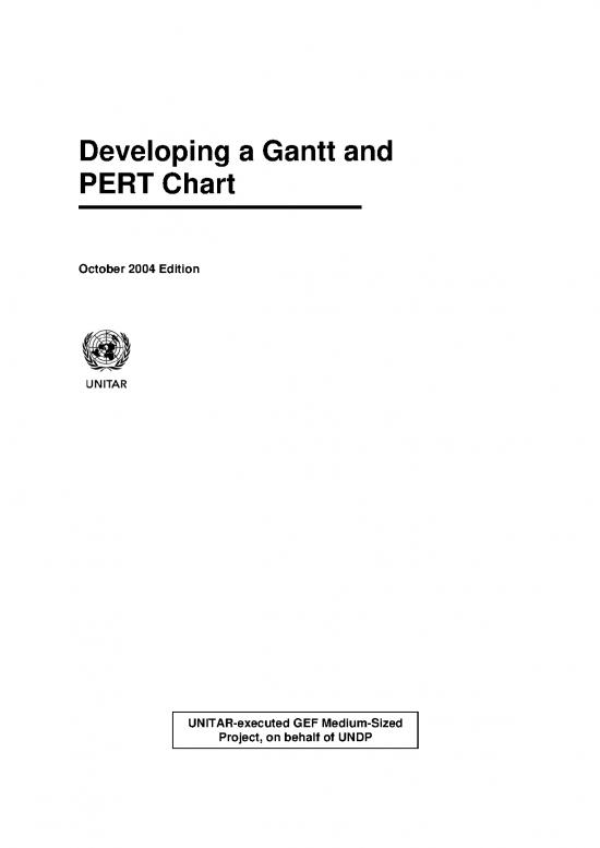 picture_Developing A Gantt And Pert Chart 11 Apr 05