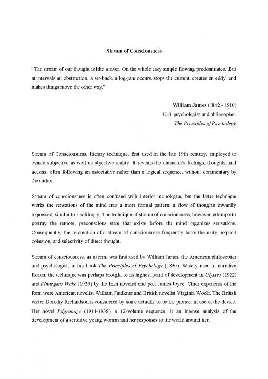 picture Stream Of Consciousness Pdf 87450 | Document14