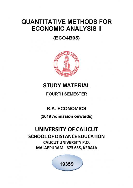 picture Thermal Analysis Pdf 89076 | Eco4b05  Quantitative Methods For Economic Analysis Ii