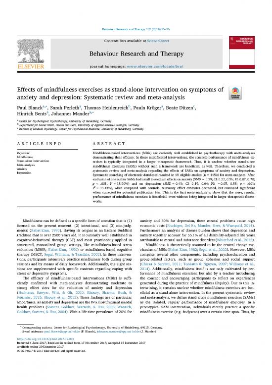 picture1_Thermal Analysis Pdf 87849 | Effects Of Mindfulness Exercises As Stand Alone Intervention On Symptoms Of Anxiety And Depression Systematic Review And Meta Analysis