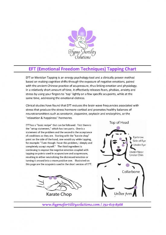 picture Tapping For Anxiety Pdf 88645 | Eft Tapping Chart