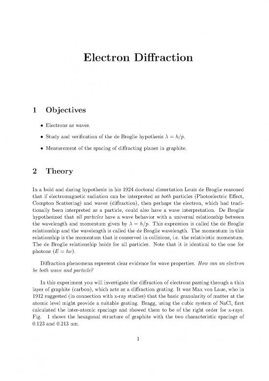 picture Electron Diffraction Pdf 87939 | Electron Diffraction