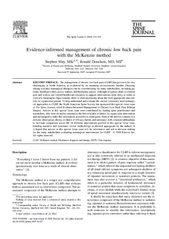 picture1_Mckenzie Method Pdf 87594 | Evidence Based Praktek Fisioterapi Pertemuan 5