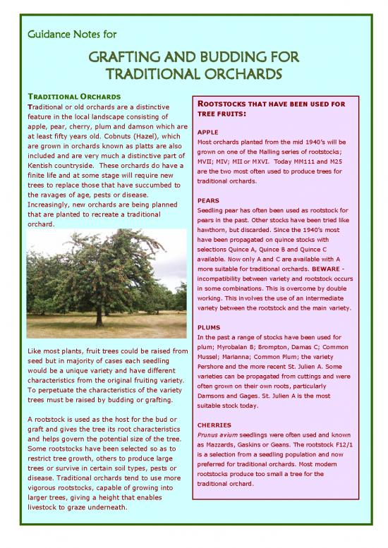 picture1_Grafting Pdf 88722 | Grafting And Budding For Traditional Orchards