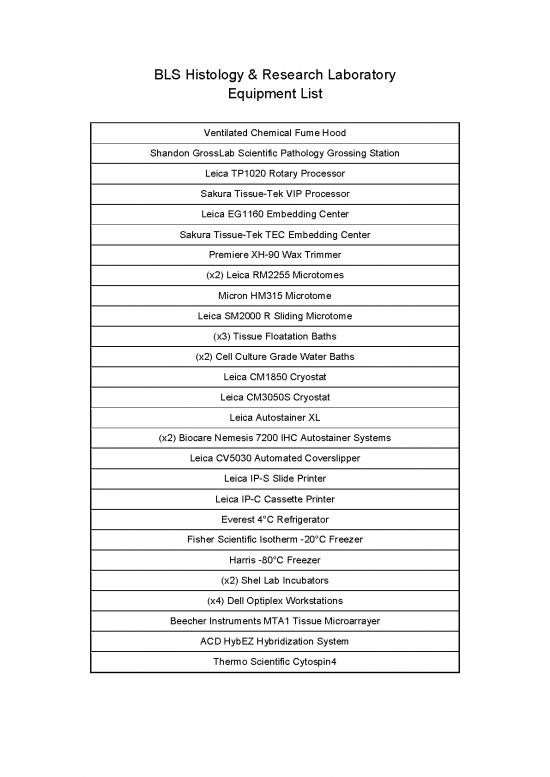 picture1_Histology Equipment List