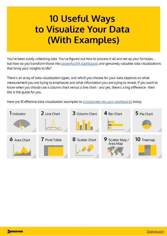 picture Types Of Data Visualization Pdf 87913 | How To Choose The Right Data Visualization
