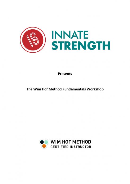 picture_The Wim Hof Method Pdf 86787 | Information Package Wim Hof Method Workshop