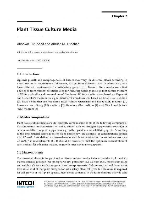 picture Tissue Culture Pdf 87439 | Intech Plant Tissue Culture Media