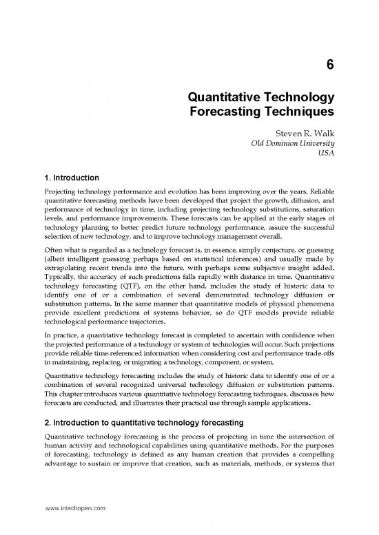 picture Statistical Methods Pdf 87295 | Intech Quantitative Technology Forecasting Techniques