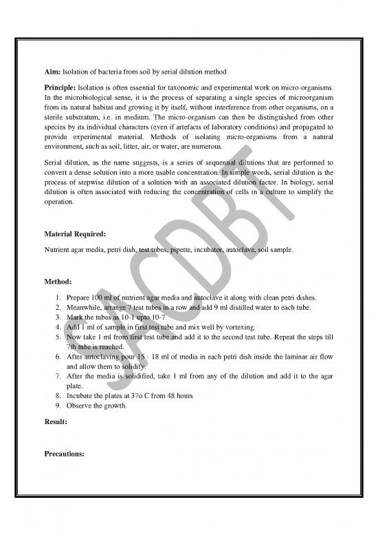 picture1_Methods Of Isolation Of Bacteria Pdf 88060 | Isolation From Soil