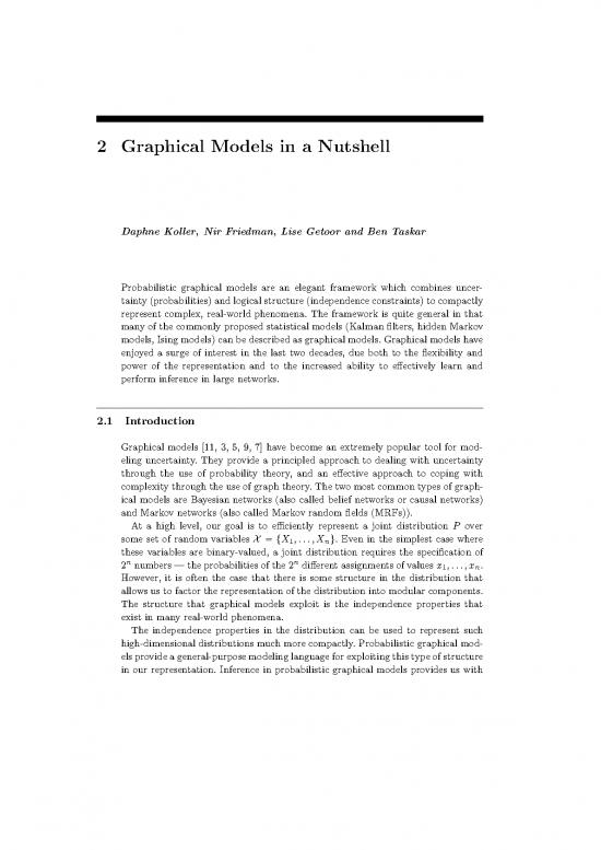picture Probabilistic Graphical Models Pdf 88288 | Koller AlËsrl07