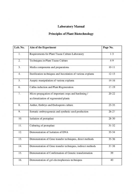 picture Gene Transfer Methods Pdf 87716 | Lab Manual Ppb