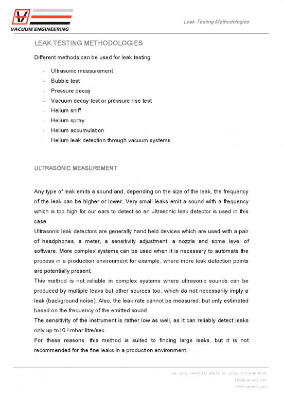 picture_Leak Testing Methods Pdf 88173 | Leak Testing Methodologies