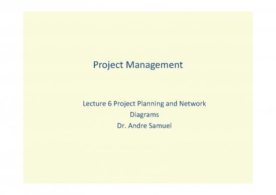 picture1_Thermal Analysis Pdf 89062 | Lecture 6 Project Planning Network Diagram