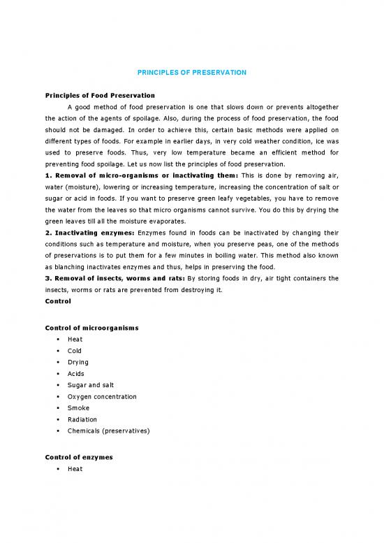 picture Food Preservation Methods Pdf 87191 | Lecture No 2