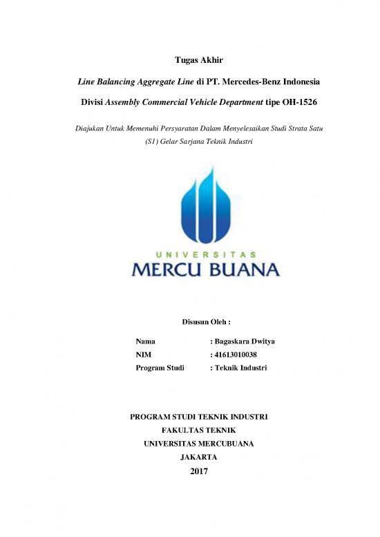 picture1_Line Balancing Pdf 88024 | Line Balancing Aggregate Line Di P Mercedes Benz Indonesia Divisi Assembly Commercial Vehicle Department Tipe Oh 1526