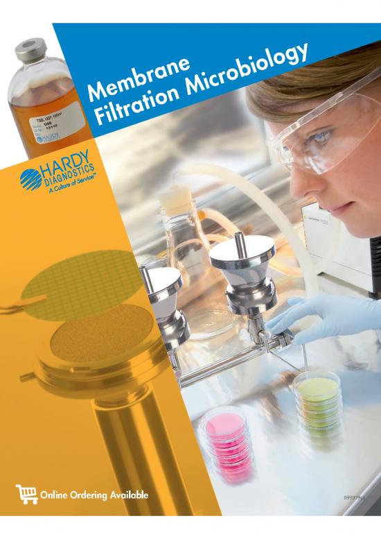 picture1_Membrane Filtration Pdf 88222 | Membrane Filtrations Micro 082313
