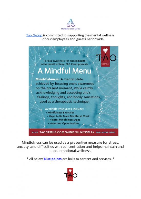 picture Mindfulness For Anxiety Pdf 88129 | Mindfunless Menu
