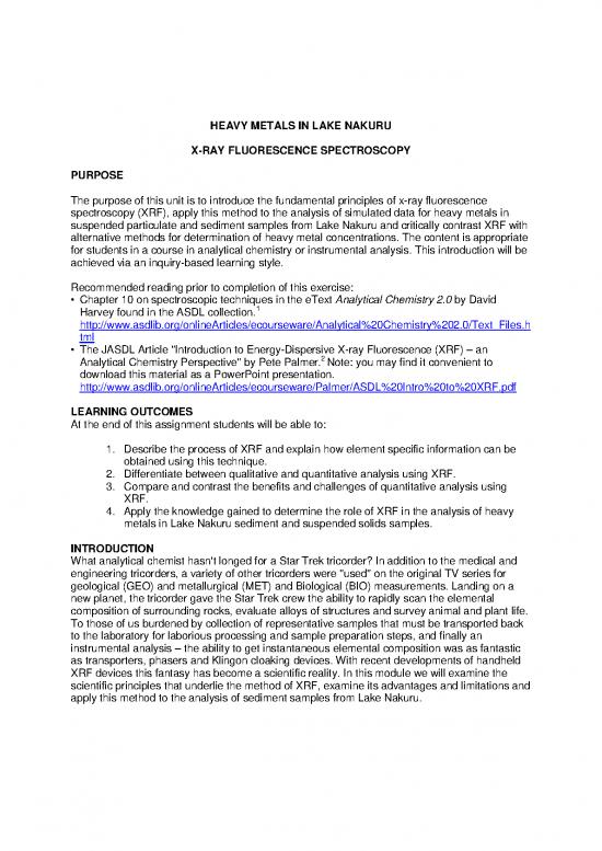 picture_Instrumental Methods Of Analysis Pdf 87281 | Nakurumetals X Ray Fluorescence