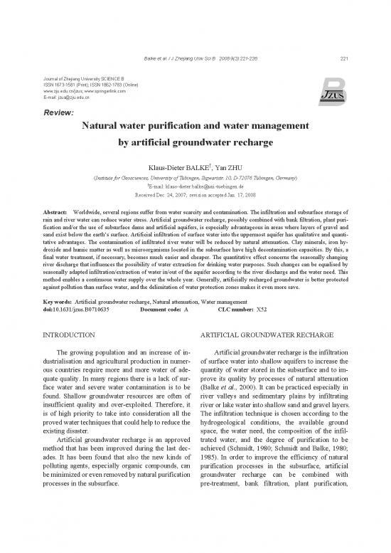picture1_Journal Pdf 87180 | Natural Water Purification And Water Management By Artifical Groundwater Recharge