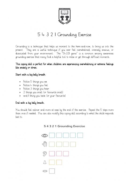 picture 54321 Grounding Pdf 88431 | Nps 5 4 3 2 1 Grounding Stategy