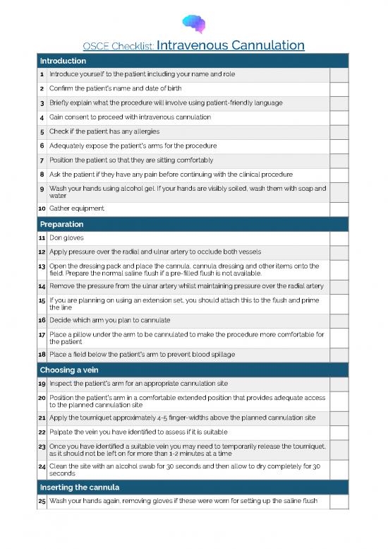 picture1_Language Pdf 87620 | Osce Checklist Intravenous Cannulation
