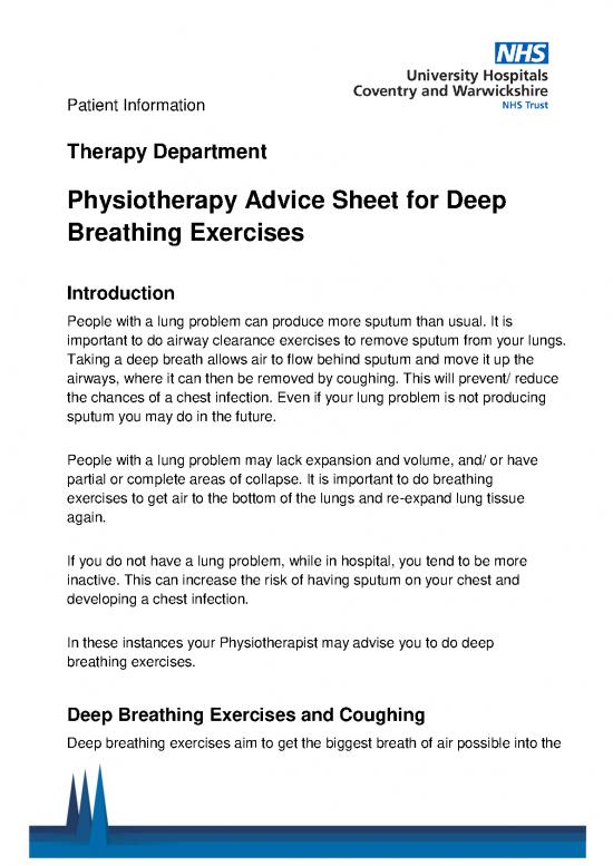 picture_Deep Breathing Exercises Pdf 87172 | Physiotherapy Advice Sheet For Deep Breathing Exercises