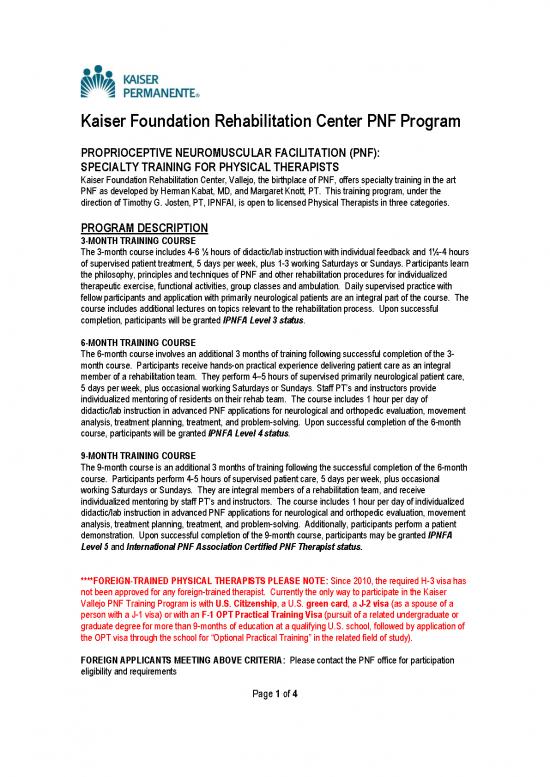 picture Pnf Pdf 86801 | Pnf Program Flyer Ipnfa Website 1 2018