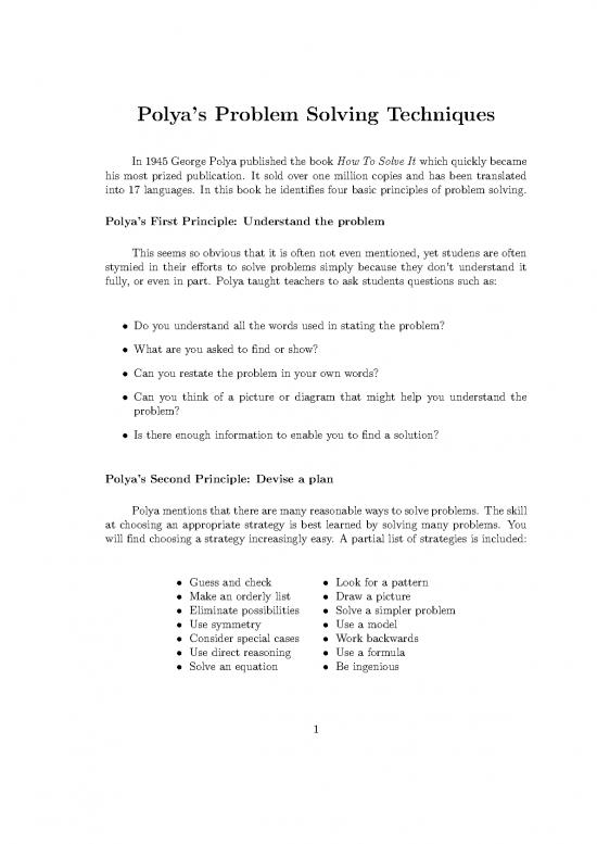 picture1_Problem Solving Book Pdf 88778 | Polya Item Download 2022-09-15 11-51-10